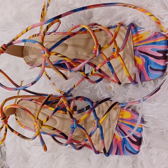 Jessica Simpson Ozias block heel sandals NWOB - Picture 3 of 6